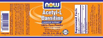 NOW Sports Acetyl-L Carnitine - supplement