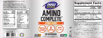 NOW Sports Amino Complete - supplement