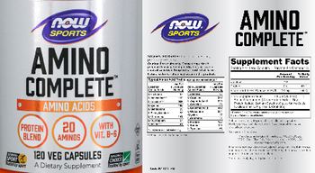 NOW Sports Amino Complete - supplement