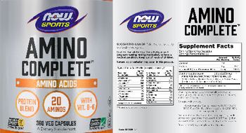 NOW Sports Amino Complete - supplement