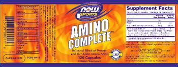 NOW Sports Amino Complete - supplement