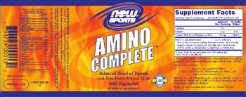 NOW Sports Amino Complete - supplement