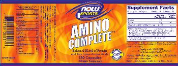 NOW Sports Amino Complete - supplement