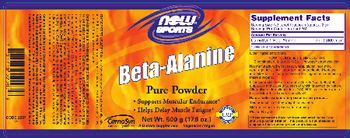 NOW Sports Beta-Alanine - supplement