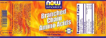 NOW Sports Branched Chain Amino Acids - supplement
