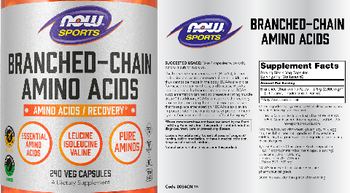 NOW Sports Branched-Chain Amino Acids - supplement