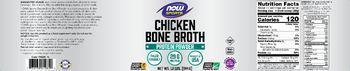 NOW Sports Chicken Bone Broth - supplement