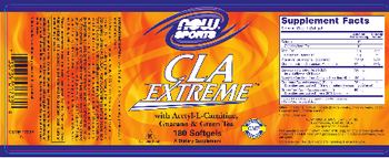 NOW Sports CLA Extreme With Acetyl-L-Carnitine, Guarana & Green Tea - supplement