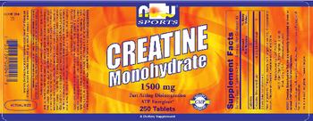 NOW Sports Creatine Monohydrate 1500 mg - supplement