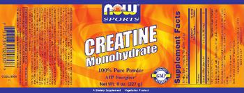 NOW Sports Creatine Monohydrate - supplement