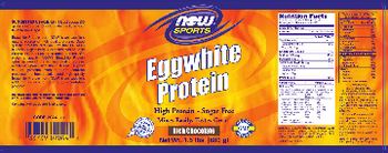 NOW Sports Eggwhite Protein Rich Chocolate - 