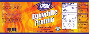 NOW Sports Eggwhite Protein - 