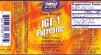 NOW Sports Extra Strength IGF-1 Extreme - supplement