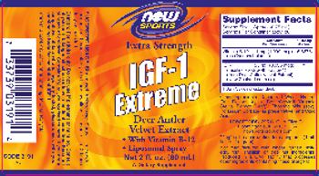 NOW Sports Extra Strength IGF-1 Extreme - supplement