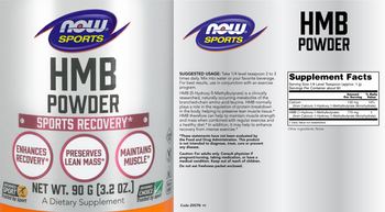 NOW Sports HMB Powder - supplement