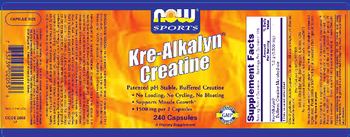 NOW Sports Kre-Alkalyn Creatine - supplement