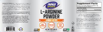 NOW Sports L-Arginine Powder - supplement