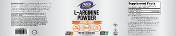NOW Sports L-Arginine Powder - supplement