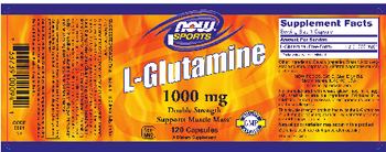 NOW Sports L-Glutamine 1000 mg - supplement