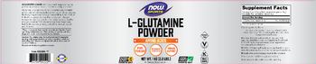 NOW Sports L-Glutamine Powder - supplement