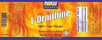 NOW Sports L-Ornithine - supplement