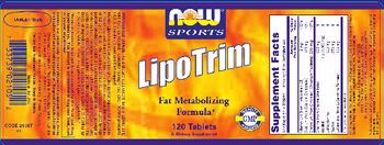 NOW Sports LipoTrim - supplement