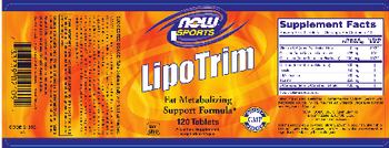 NOW Sports LipoTrim - supplement