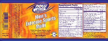 NOW Sports Men's Extreme Sports Multi - supplement