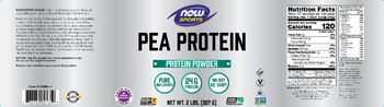 NOW Sports Pea Protein Unflavored - supplement