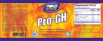 NOW Sports Pro-GH - supplement