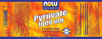 NOW Sports Pyruvate - supplement