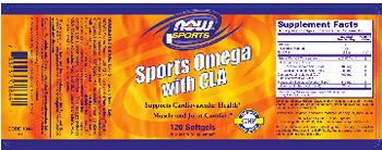 NOW Sports Sports Omega With CLA - supplement