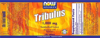 NOW Sports Tribulus 1,000 mg - supplement