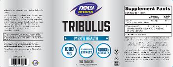 NOW Sports Tribulus 1,000 mg - supplement
