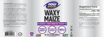 NOW Sports Waxy Maize - supplement