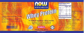 NOW Sports Whey Protein Strawberry - 