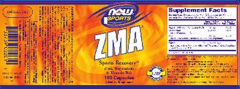 NOW Sports ZMA - supplement