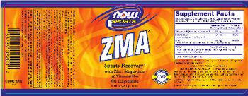 NOW Sports ZMA - supplement