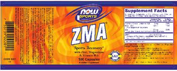 NOW Sports ZMA - supplement