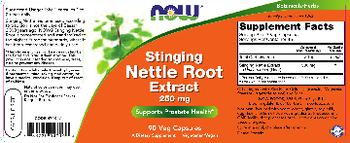 NOW Stinging Nettle Root Extract 250 mg - supplement