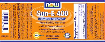 NOW Sun-E 400 - supplement