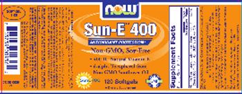 NOW Sun-E 400 - supplement
