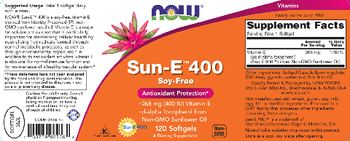 NOW Sun-E 400 Liquid - supplement