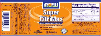 NOW Super CitriMax - supplement