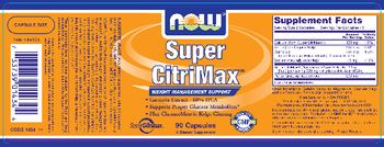 NOW Super CitriMax - supplement