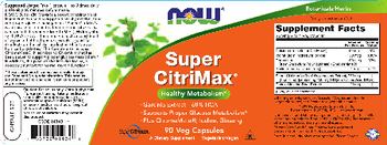 NOW Super CitriMax - supplement