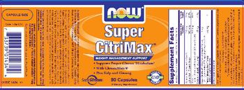 NOW Super CitriMax - supplement
