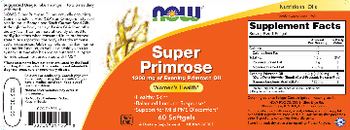 NOW Super Primrose - supplement