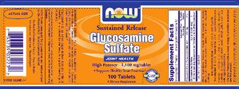 NOW Sustained Release Glucosamine Sulfate - supplement