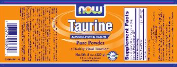 NOW Taurine - supplement